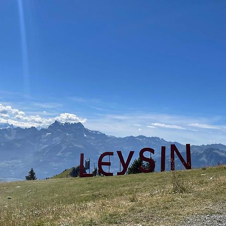 Charmant Appartement Au Vagabond Leysin Exterior photo