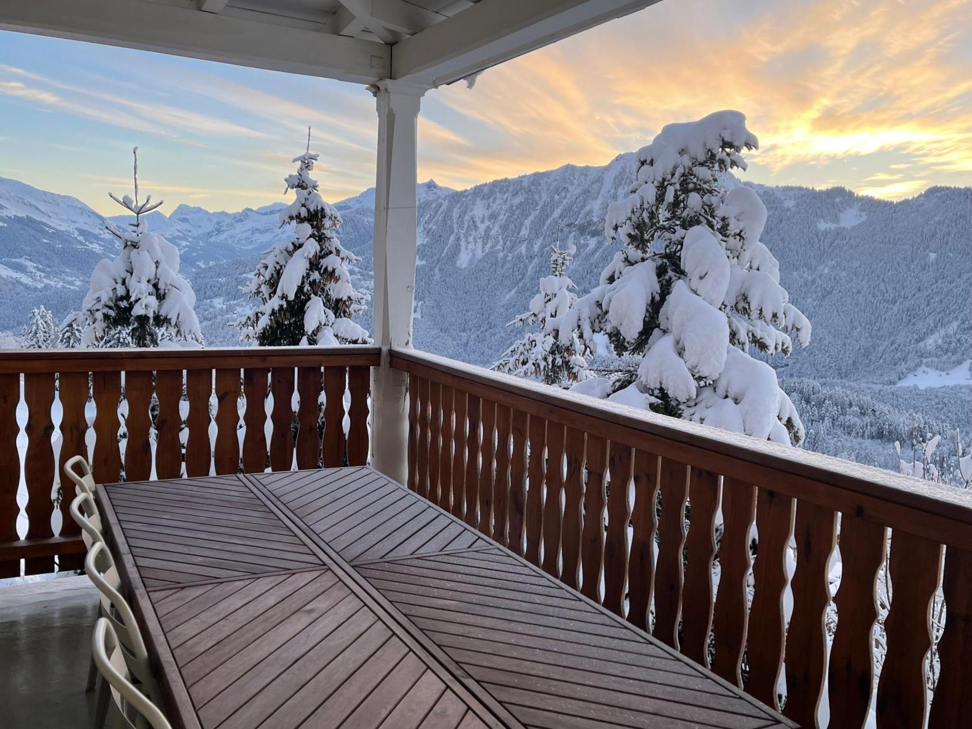 Charmant Appartement Au Vagabond Leysin Exterior photo